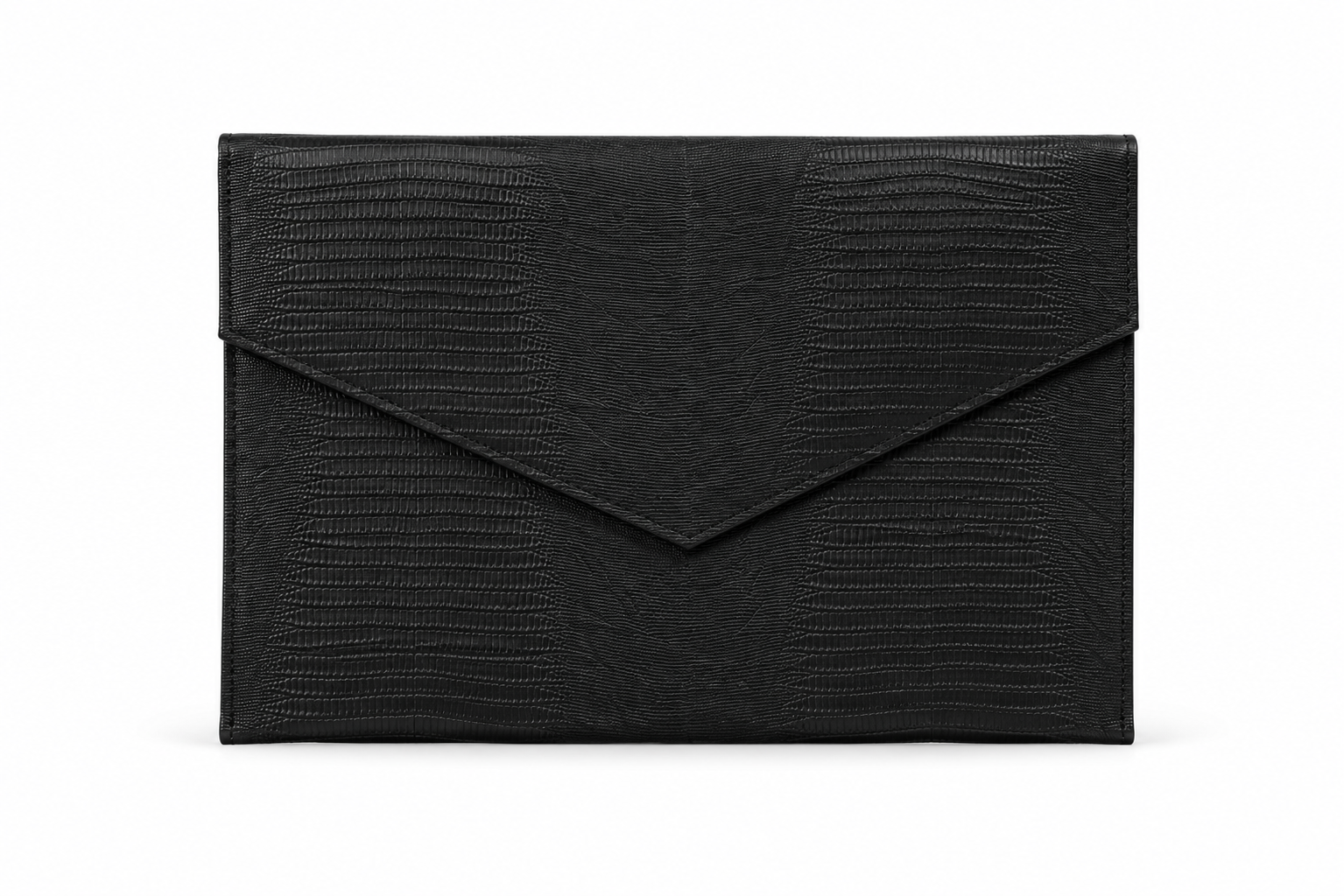 THE WEDGE BLACK LIZARD LAPTOP SLEEVE