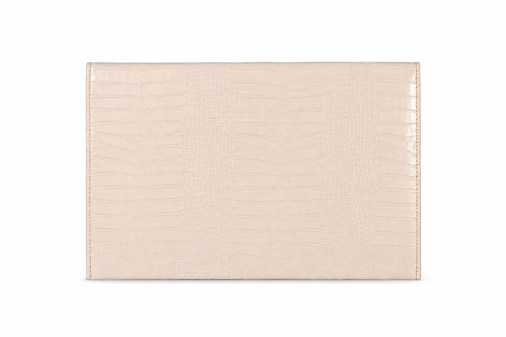 THE EXTENDED OFFWHITE CROC LAPTOP SLEEVE