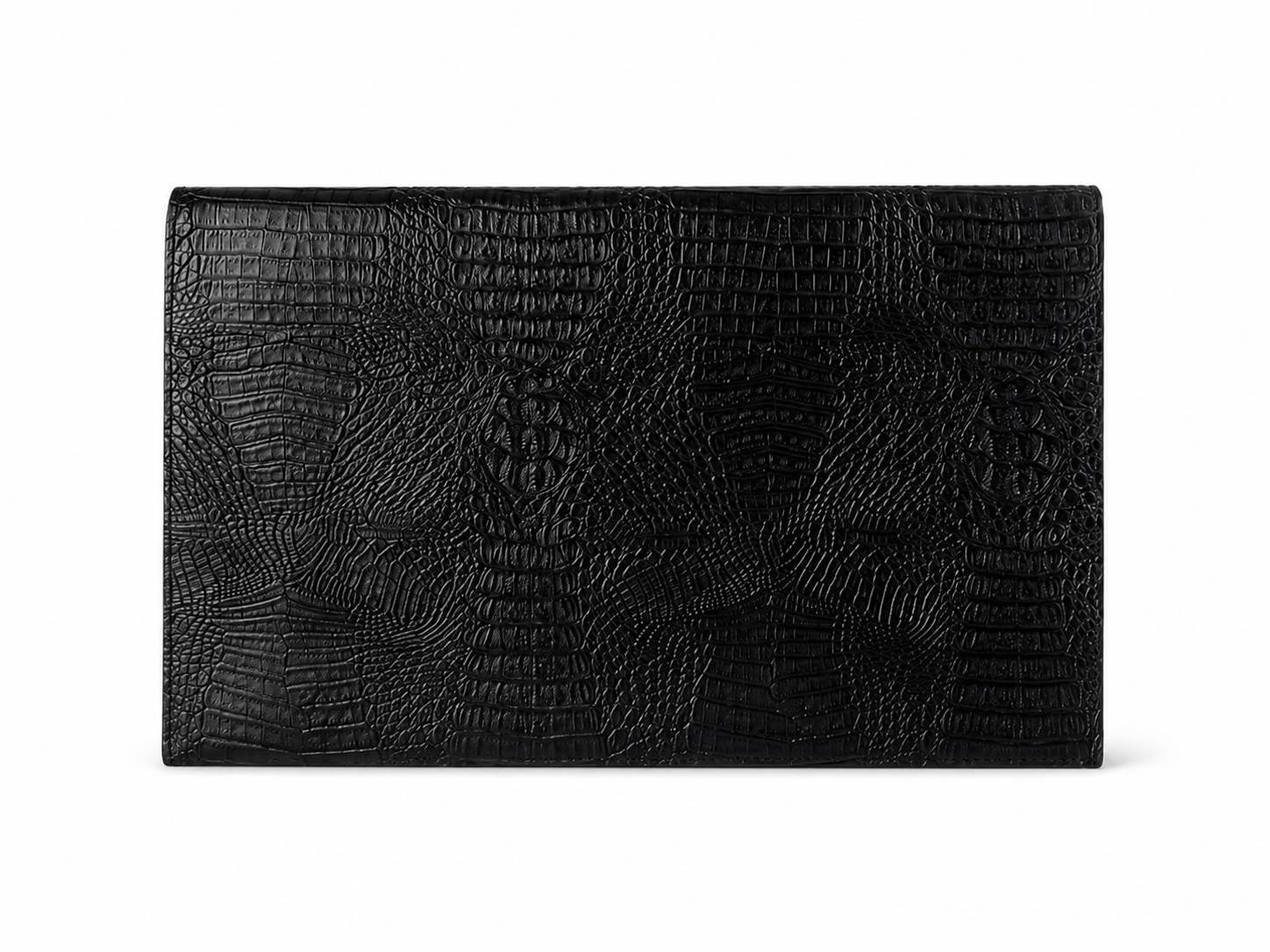 THE EXTENDED BLACK CROC LAPTOP SLEEVE
