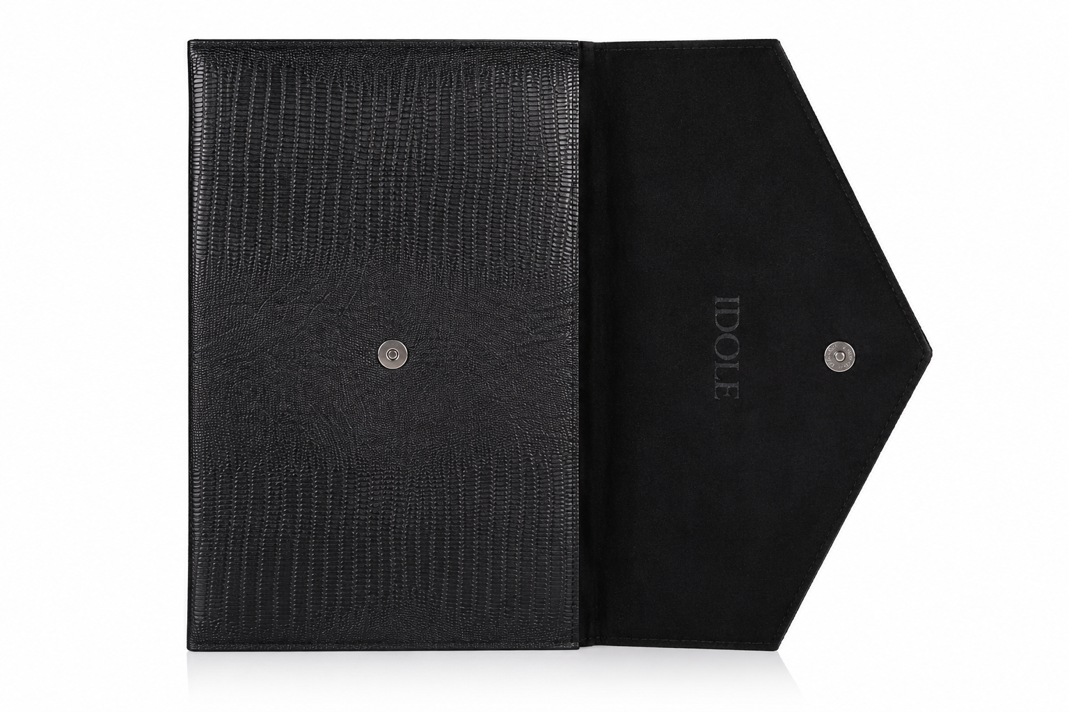 THE WEDGE BLACK LIZARD LAPTOP SLEEVE