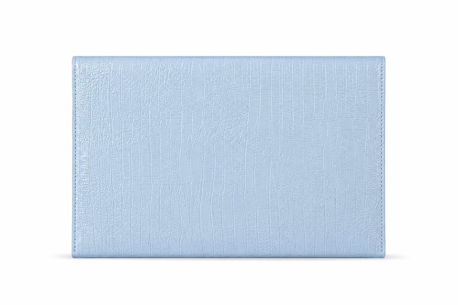 THE EXTENDED LIGHT BLUE CROC LAPTOP SLEEVE