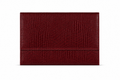 THE EXTENDED BURGUNDY CROC LAPTOP SLEEVE