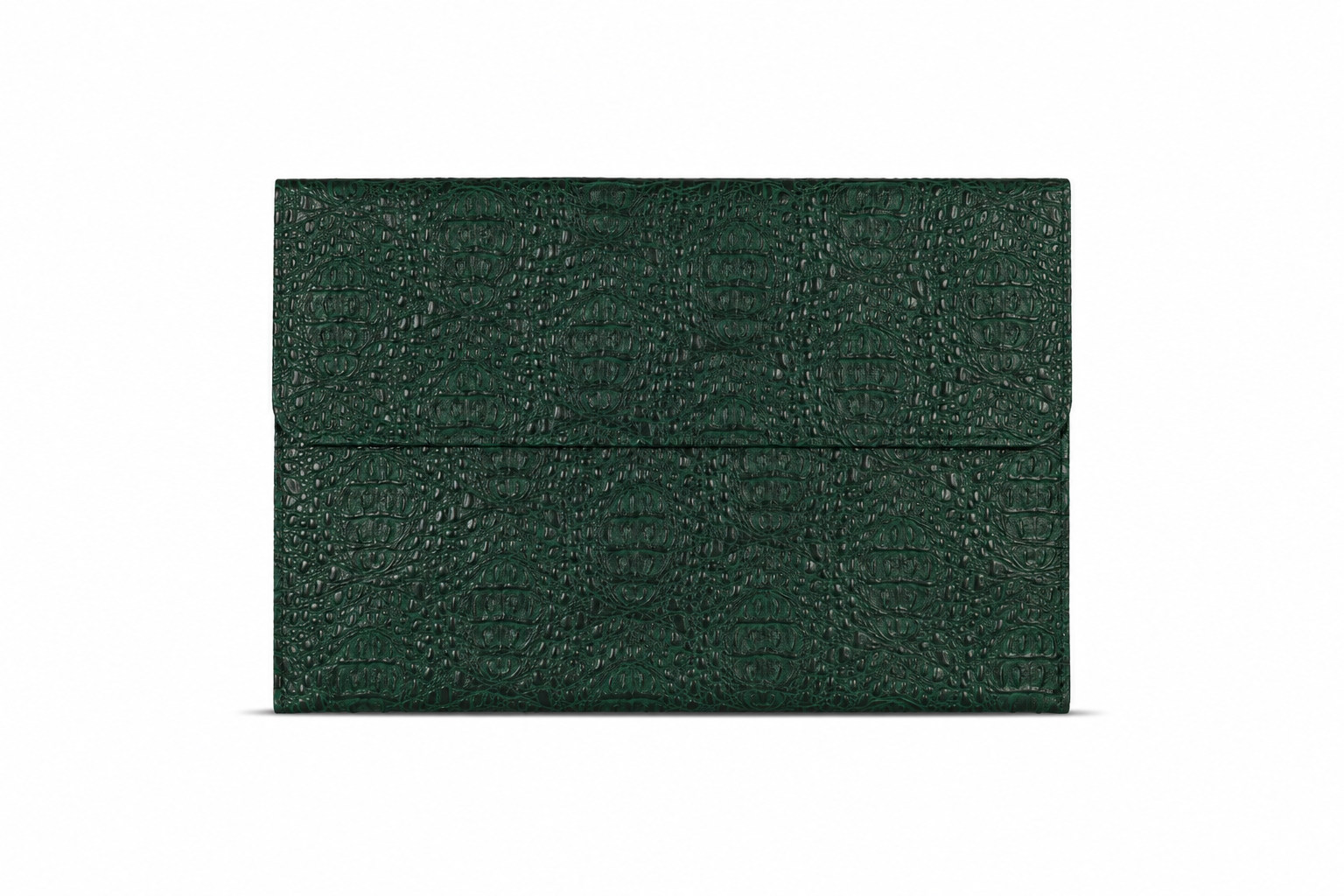 THE CLASSIC GREEN CROC LAPTOP SLEEVE