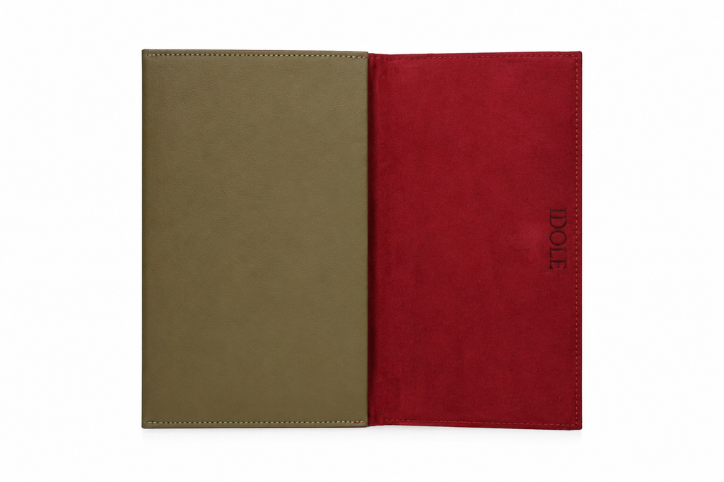 OLIVE GREEN x BURGUNDY